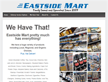 Tablet Screenshot of eastsidemart.com